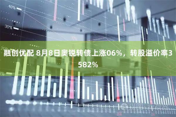 融创优配 8月8日奥锐转债上涨06%,转股溢价率3582%