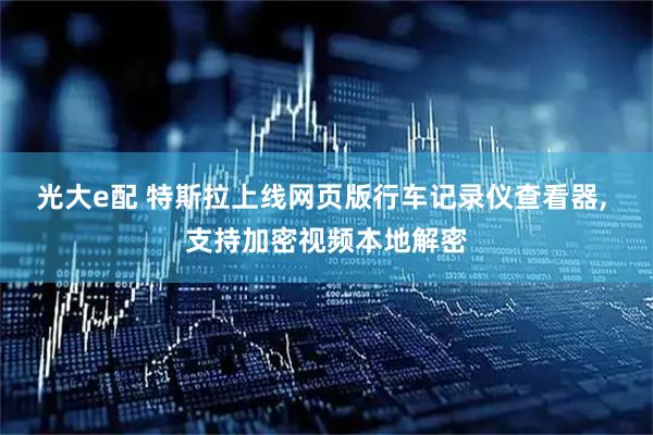 光大e配 特斯拉上线网页版行车记录仪查看器, 支持加密视频本地解密