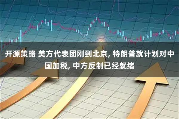 开源策略 美方代表团刚到北京, 特朗普就计划对中国加税, 中方反制已经就绪